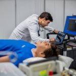 PA student working with simulation man system on March 20, 2026